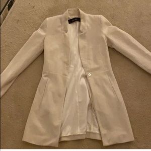 Zara cream coat